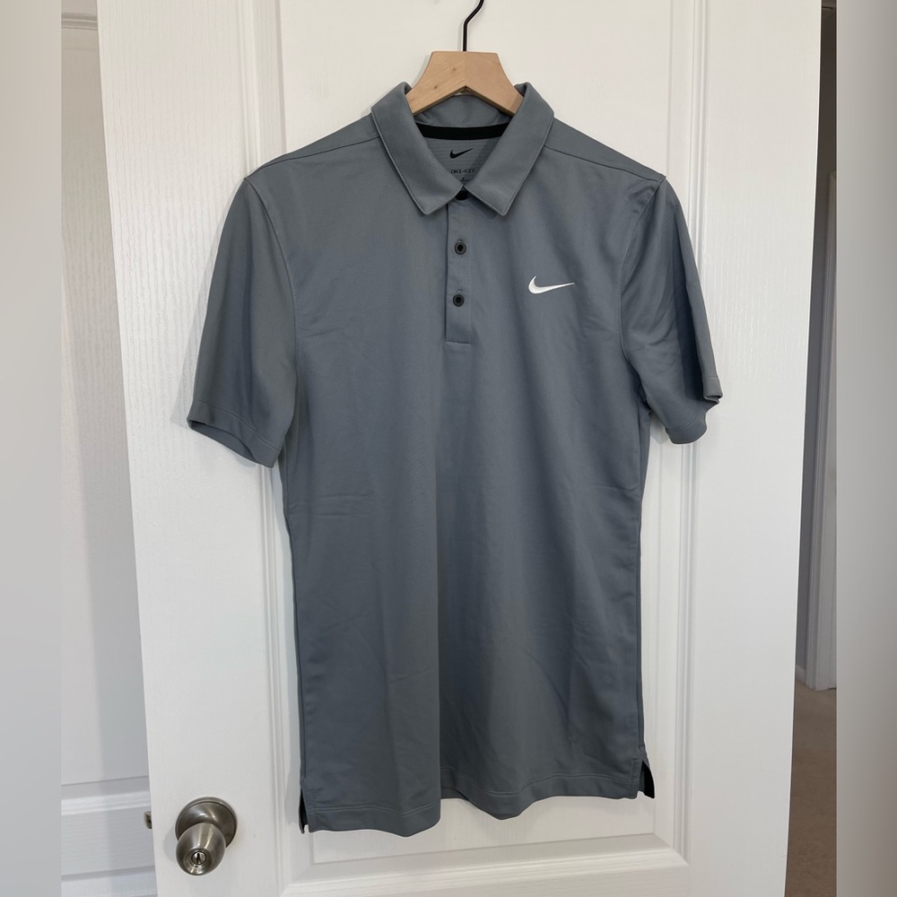 NWT Nike Men’s Dri-Fit Gray Golf Polo Shirt Small
